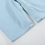 Light Blue Santa Christmas Car Overalls - Lil Cactus