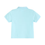 Light Blue Santa Polo Shirt - Lil Cactus