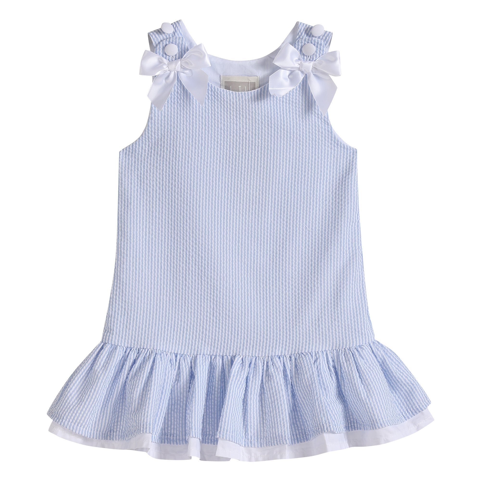 ◆Loulouseoul◆ Jaden Flower Dress Scarf Set Blue Jaden Flower Dress (Scarf Set / Blue) - LOULOUSEOUL