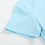 Light Blue Smocked School Shirt and Shorts Set - Lil Cactus