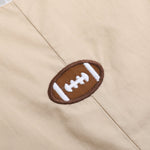 Light Brown Football Overalls - Lil Cactus