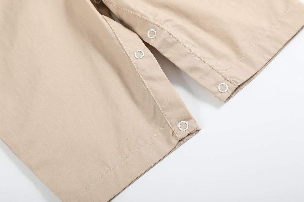 Light Brown Football Overalls - Lil Cactus