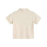 Light Brown Football Pocket Polo Golf Shirt - Lil Cactus