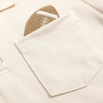 Light Brown Football Pocket Polo Golf Shirt - Lil Cactus