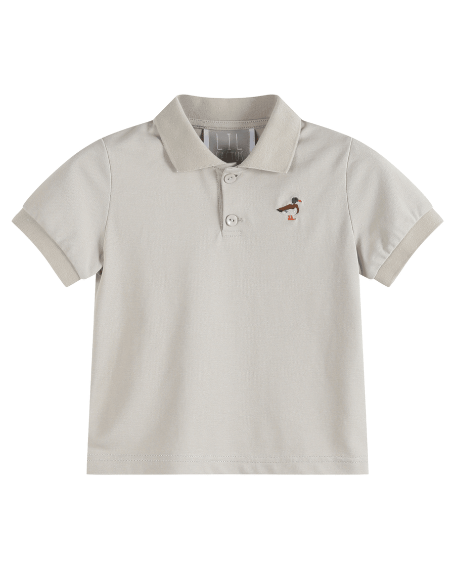 Light Brown Mallard Duck Golf Polo Shirt - Lil Cactus