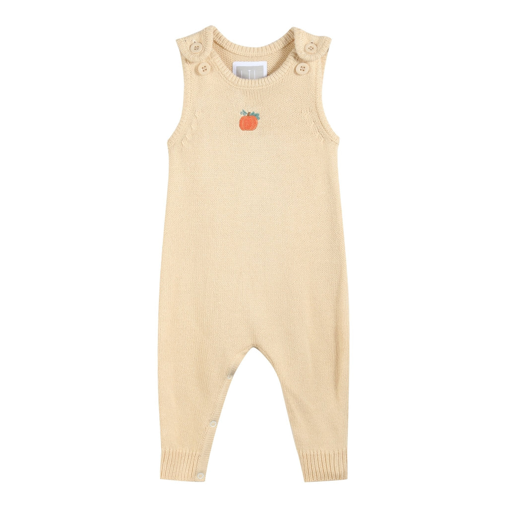 Light Brown Pumpkin Knit Romper - Lil Cactus