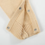 Light Brown Pumpkin Knit Romper - Lil Cactus