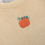 Light Brown Pumpkin Knit Romper - Lil Cactus