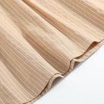 Light Brown Pumpkin Smocked Collared Dress - Lil Cactus