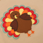 Light Brown Turkey Shirt and Sage Green Pants Set - Lil Cactus