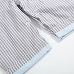 Light Gray Mallard Smocked Overalls - Lil Cactus