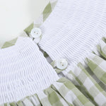 Light Green Alligator Smocked Bishop Dress - Lil Cactus
