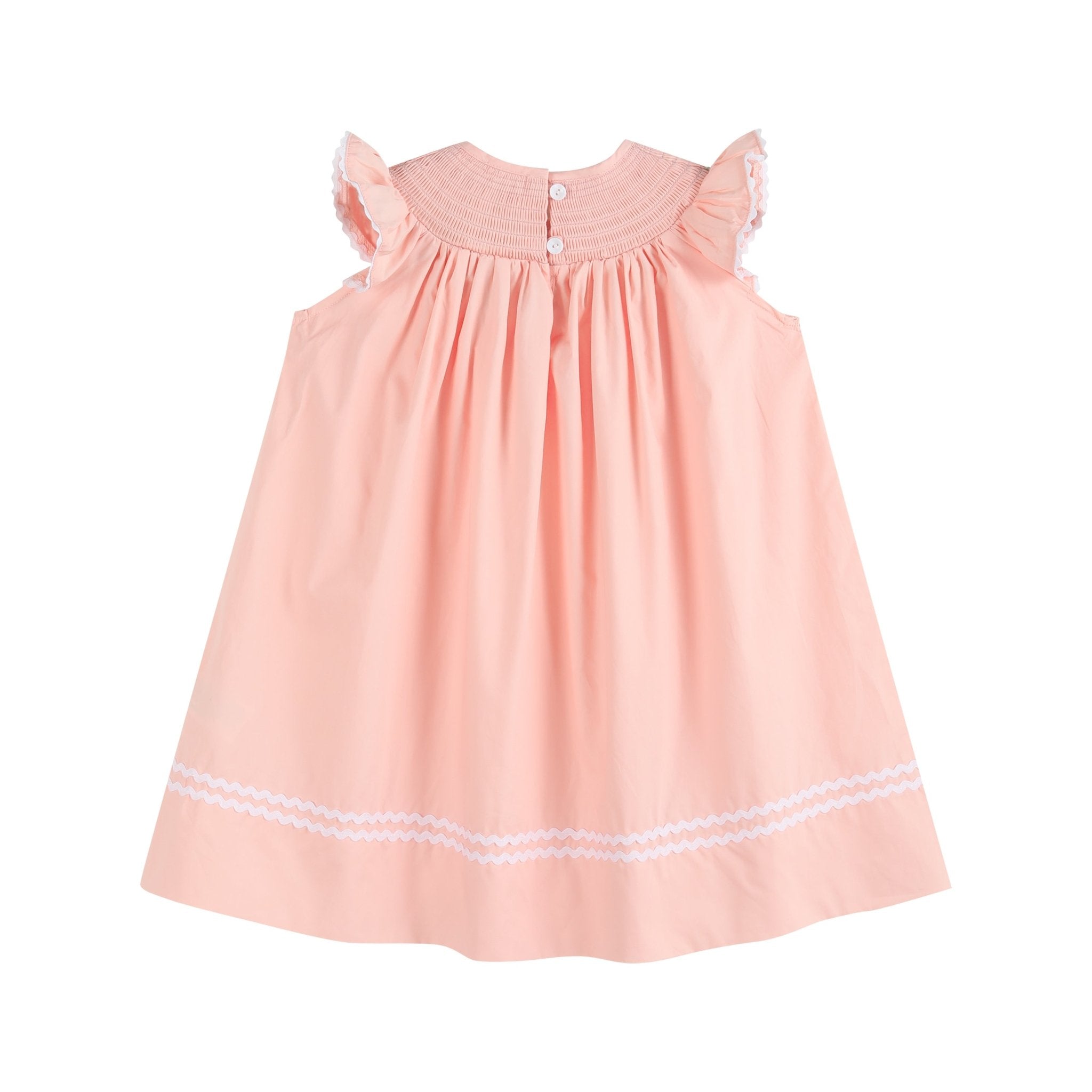 【babylclub】24SS Bunny gal dress Light Pink Easter Bunny Smocked Bishop Dress - Lil Cactus