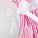 Light Pink Gingham A - Line Dress - Lil Cactus