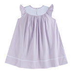 Light Purple Bunnies Smocked Bishop Dress - Lil Cactus
