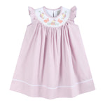 Light Purple Easter Smocked Bishop Dress - Lil Cactus
