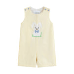 Light Yellow Bunny Shortalls - Lil Cactus