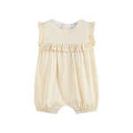 Light Yellow Ruffle Jumper Romper - Lil Cactus