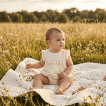 Light Yellow Ruffle Jumper Romper - Lil Cactus