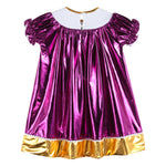 Limited Edition - Louisiana Purple and Gold Star Bishop Dress - Lil Cactus
