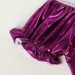 Limited Edition - Louisiana Purple and Gold Star Bishop Dress - Lil Cactus