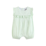 Mint Green Ruffle Jumper Romper - Lil Cactus