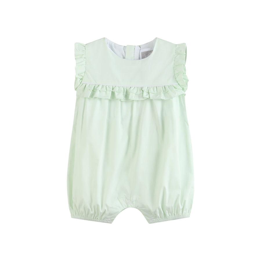 Mint Green Ruffle Jumper Romper - Lil Cactus