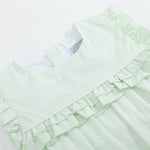 Mint Green Ruffle Jumper Romper - Lil Cactus