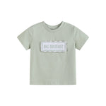 Misty Blue Big Brother Smocked Shirt and Shorts Set - Lil Cactus