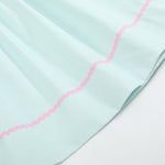 Misty Blue Easter Bunny Smocked Bishop Dress - Lil Cactus