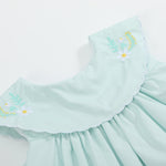 Misty Blue Fuzzy Chickies Dress - Lil Cactus