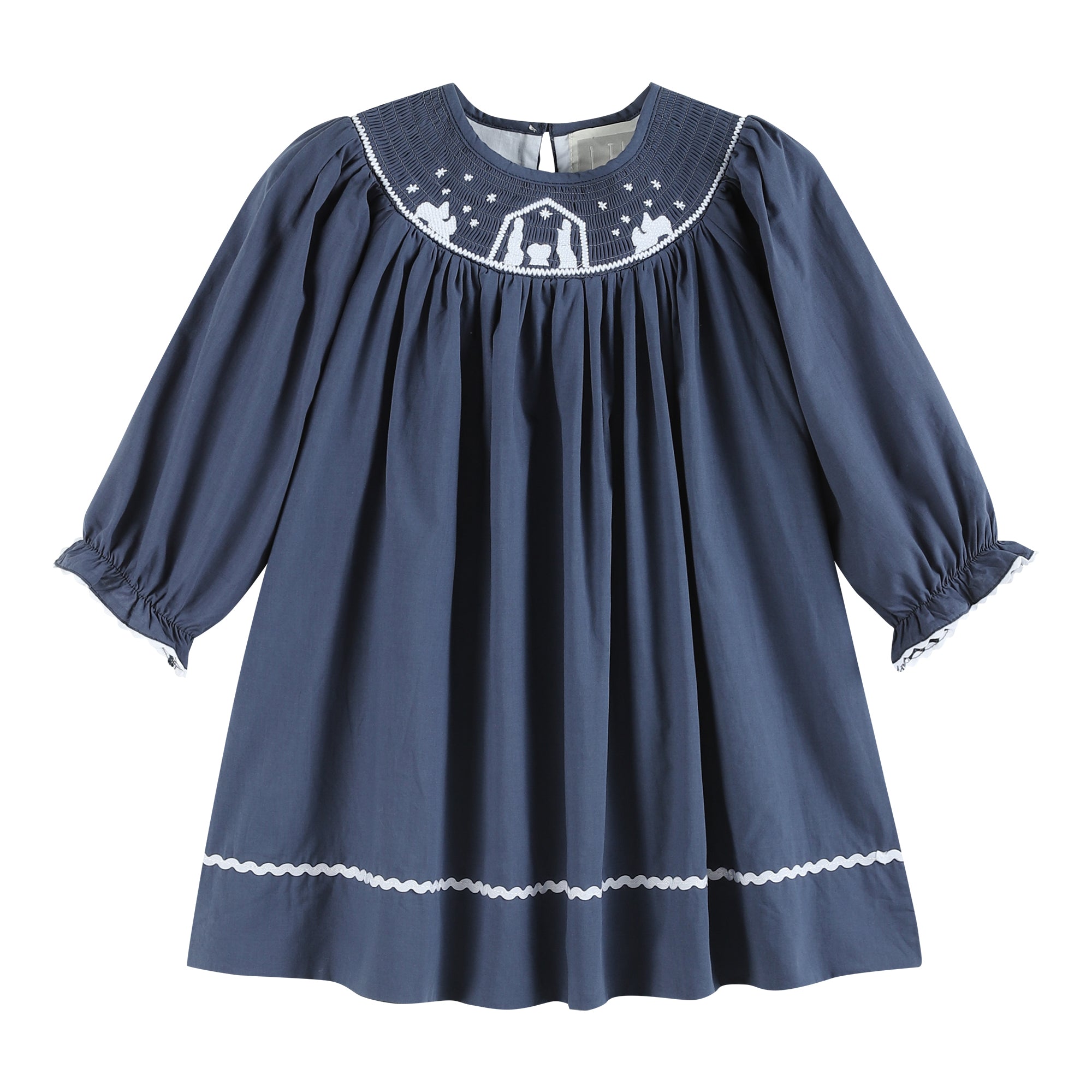 Nativity scene smocked dress deals