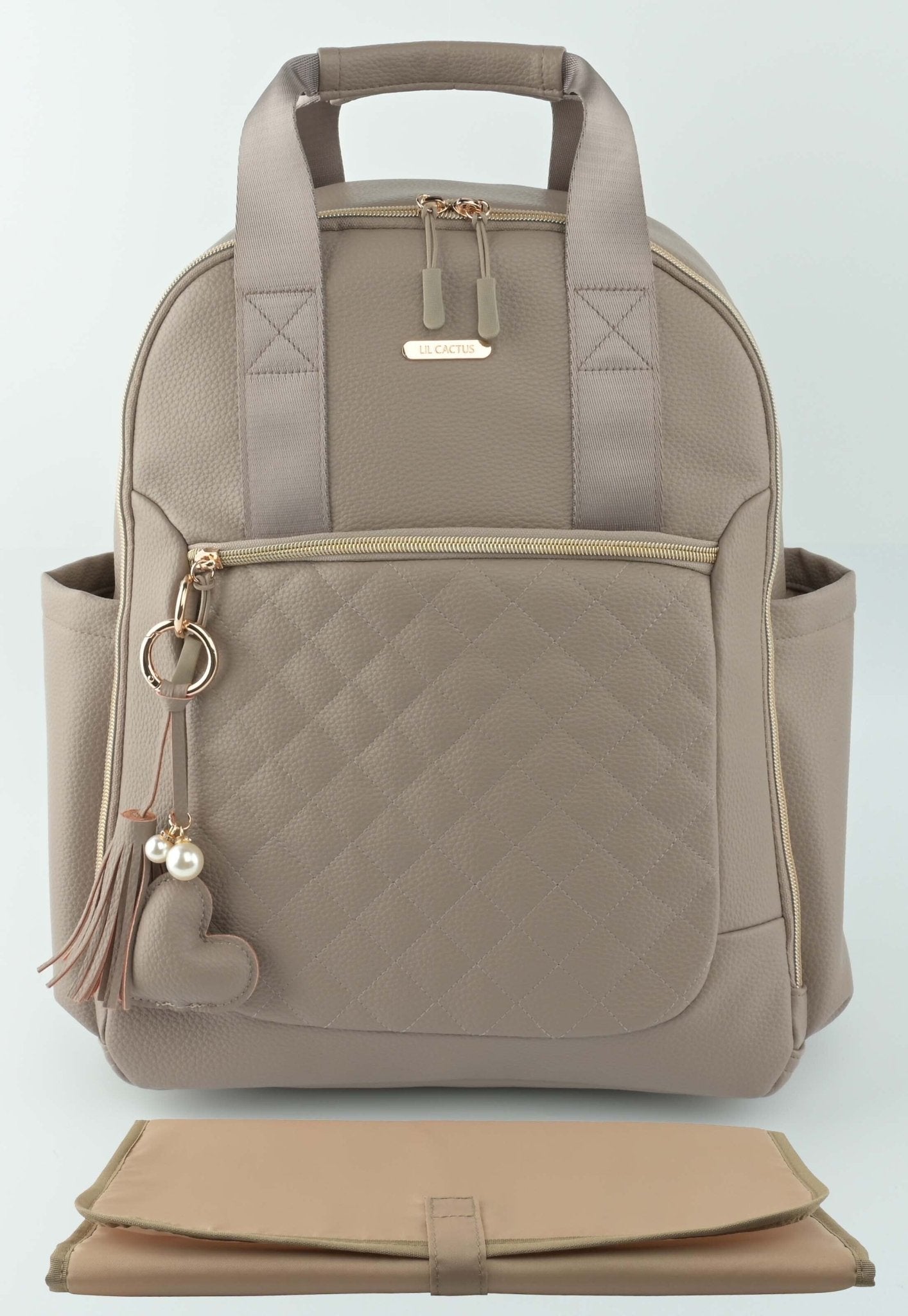 diaper bag backpack - leather Lil Cactus Baby-Pack Diaper Bag and Backpack