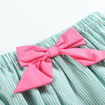 Pink and Green Watermelon Top and Ruffle Bloomer Set - Lil Cactus