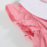 Pink and Red Heart Valentine Ruffle Dress - Lil Cactus