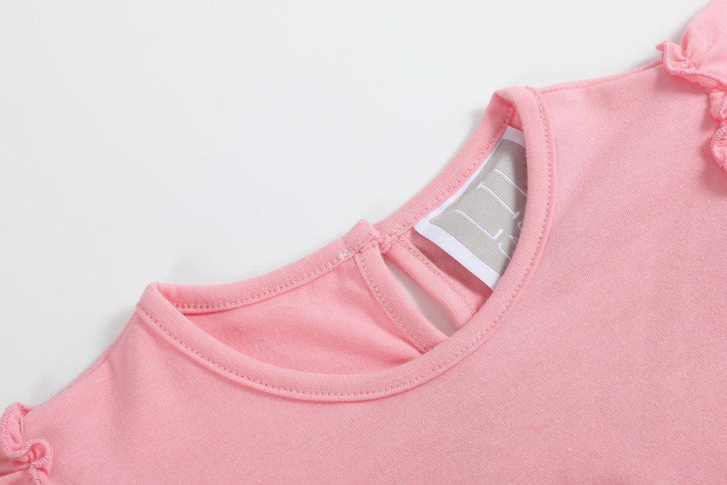 Pink Birthday Girl Ruffle Top and Skort Set - Lil Cactus