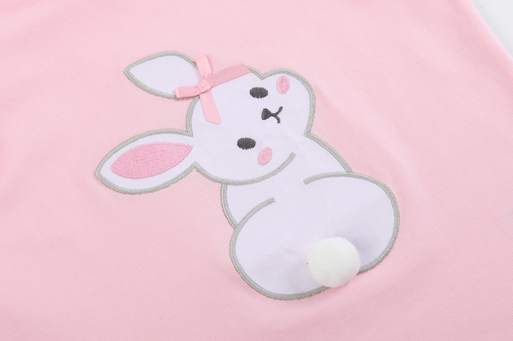 Pink Bunny T-Shirt and Shorts Set - Lil Cactus