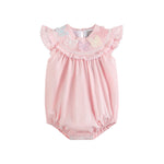 Pink Butterfies Smocked Romper - Lil Cactus