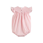 Pink Butterfies Smocked Romper - Lil Cactus
