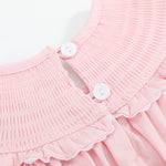 Pink Butterfies Smocked Romper - Lil Cactus