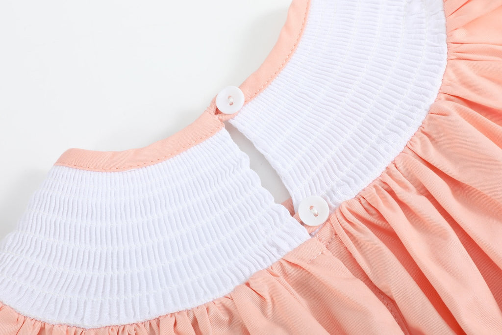 Pink Flamingo Smocked Bishop Dress - Lil Cactus