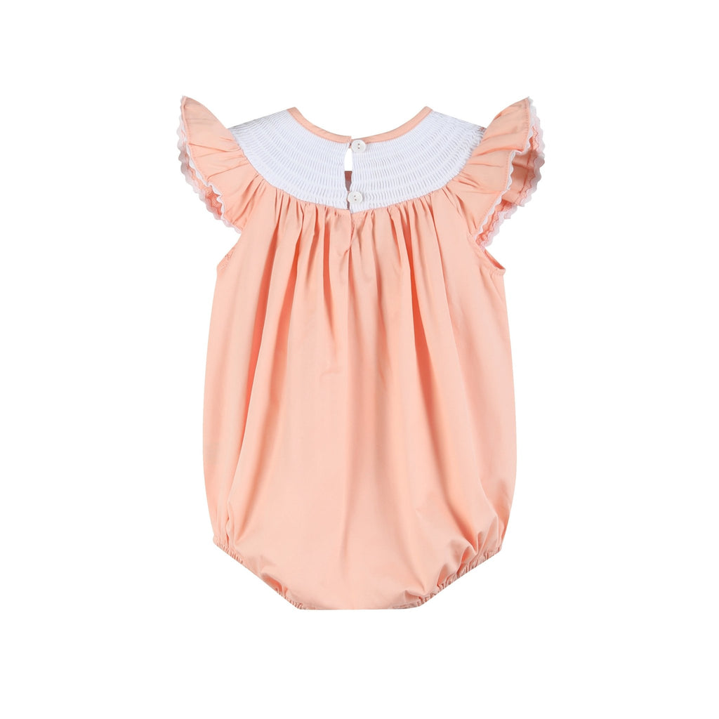 Pink Flamingo Smocked Flutter Romper - Lil Cactus