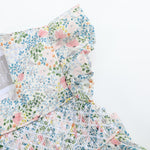 Pink Floral Print Smocked Flutter Dress - Lil Cactus