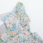 Pink Floral Print Smocked Futter Romper - Lil Cactus