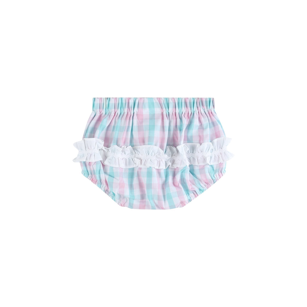 Pink Flower Smocked Bloomers - Lil Cactus