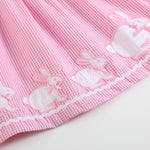 Pink Gingham Bunny Family Button Dress - Lil Cactus