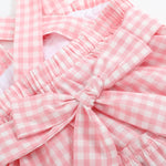Pink Gingham Check Layered Sundress - Lil Cactus