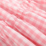 Pink Gingham Check Layered Sundress - Lil Cactus