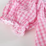 Pink Gingham Classic Smocked Bishop Dress - Lil Cactus