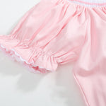 Pink Hearts & Bows Smocked Bishop Dress - Lil Cactus